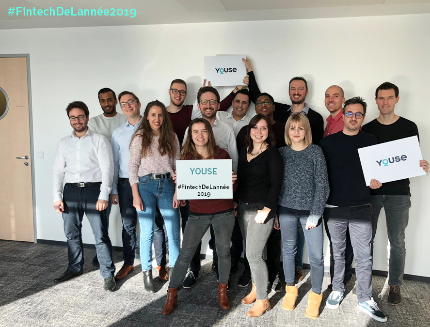 Youse remporte le prix du public au concours Fintech de l'année ! Youse Fintech de l'année 2019 !